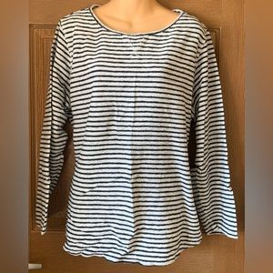 Long sleeve striped tunic